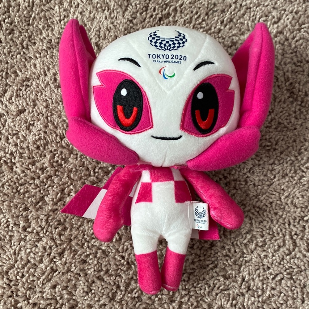 Tokyo 2020 Paralympic games mascot stuffed animal memorabilia